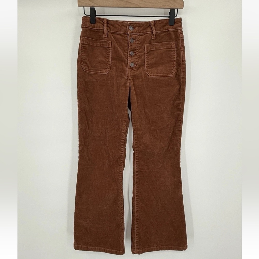 Gap Kids 70s Flare High Rise Brown Corduroy Pants